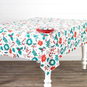 Disposable Festive Tablecloth and 24-Pc. Napkin Sets CHRISTMAS SET
